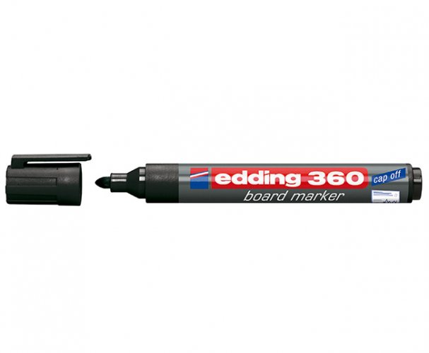Taulutussi Edding 360 pyöreä 1,5-3 mm musta, hinta 1,14€
