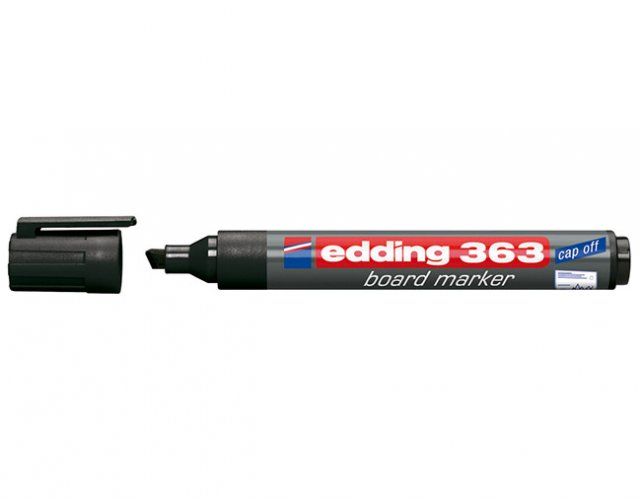 Taulutussi Edding 363 viisto 1-5 mm musta, hinta 1,14€