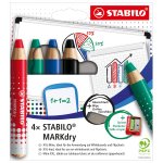 Taulutussi STABILO MARKdry lajitelma, teroitin, liina /4