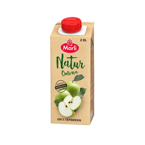Täysmehu Marli Natur Omena 2 dl, hinta 1,23€