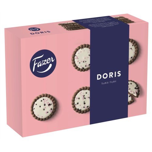 Täytekeksi Fazer Doris 250 g, hinta 5,44€