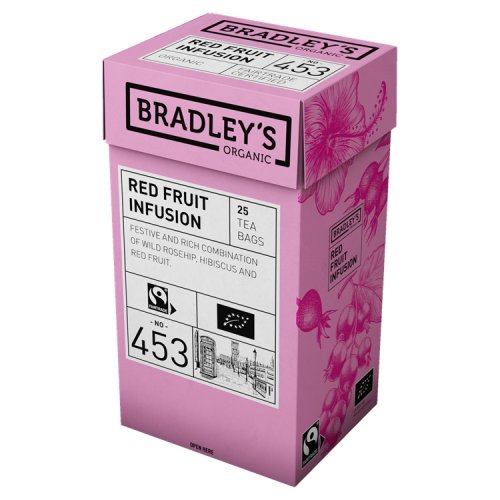 Tee Bradleys Organic Fruit Infusion 4 x 25 kpl, hinta 31,39€