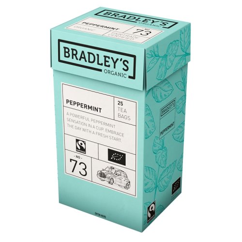 Tee Bradleys Organic Peppermint yrttihauduke 4 x 25 kpl, hinta 31,39€