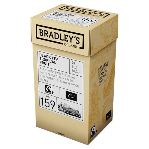 Tee Bradleys Organic Tropical Fruit 4 x 25 kpl, hinta 31,39€