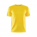T-paita Tee Craft core unify training miehet citrus/keltainen xs