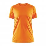 T-paita Tee Craft core unify training naiset tiger/oranssi xl