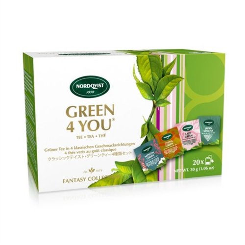 Tee Nordqvist Green 4 You vihreä lajitelma 20 pss, hinta 4,68€