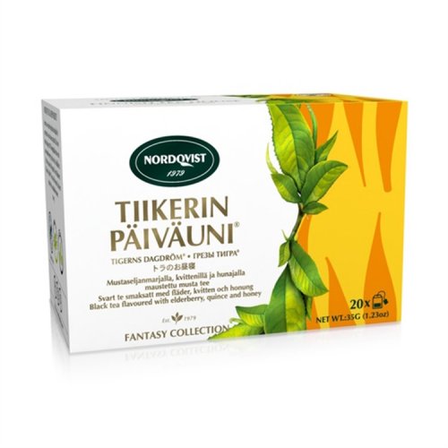 Tee Nordqvist Tiikerin Päiväuni 20 pss musta, hinta 4,04€