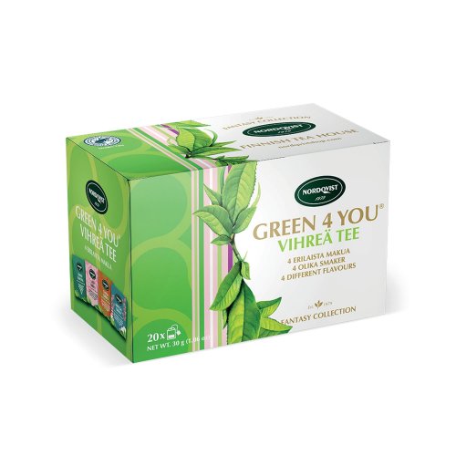 Tee Nordqvist vihreä green 4 you 20kpl, hinta 3,10€