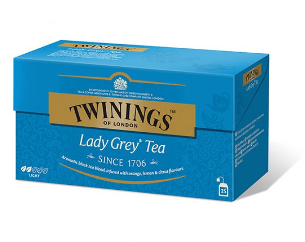 Tee Twinings Lady Grey 25 pss, hinta 5,55€