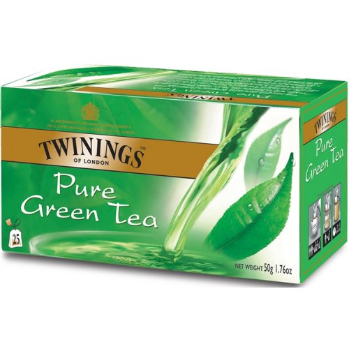 Tee Twinings Pure Green 25 pss, hinta 6,71€