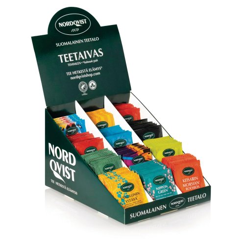 Teelajitelma Nordqvist teetaivas 12 makua 120kpl, hinta 28,25€
