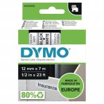 Teippi Dymo D1 12 mm musta/valkoinen Dymo teipit D1 edullinen hinta yrityksille D1 Dymo teipit pikatoimituksella