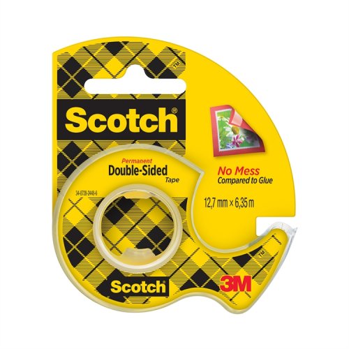 Teippi Scotch 136D-MDOEU 12,7mmx6,3m 2-puolinen + katkaisija, hinta 3,09€