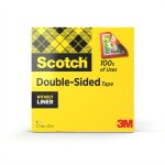 Teippi Scotch 665 kaksipuolinen 12 mm x 32,9 m