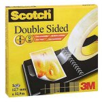 Teippi Scotch 665 kaksipuolinen 19 mm x 32,9 m