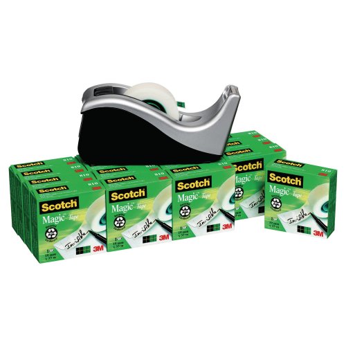 Teippi Scotch magic 810 16 rullaa ja teippiteline teipeille, hinta 59,42€