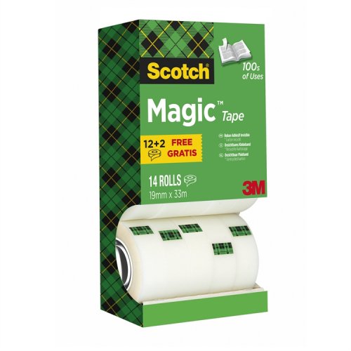 Teippi Scotch Magic Invisible 810 19 mm x 33 m /14, hinta 2,80€