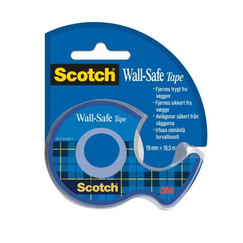 Teippi Scotch Wall-Safe irrotettava 19 mm x 16,5 m, hinta 3,91€