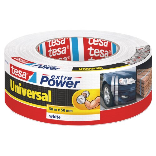 Teippi Tesa® extra power 50 mm, valkoinen, hinta 12,60€