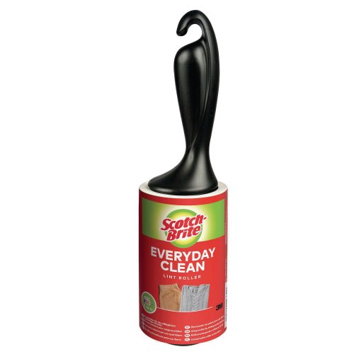 2514271 Teippiharja Scotch-Brite on helposti käsiteltävä kerroksittain nukkaa keräävä harja. Teippiharjassa on 30 tarttuvapintaista arkkia ja musta ergonominen kahva.