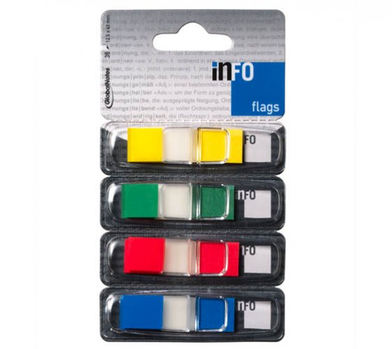 Teippimerkki Info 12,5 x 43,2 mm värilajitelma /4x36, hinta 1,92€