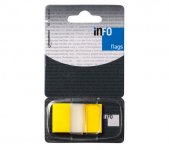 Teippimerkki Info 25,4 x 43,2 mm keltainen /50