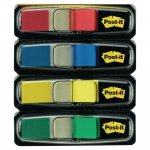Teippimerkki Post-it® index 12 x 44mm 4 perusväriä