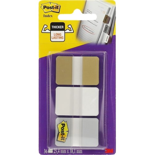 Teippimerkki Post-it Index Strong 686 metalli /3x12, hinta 9,83€