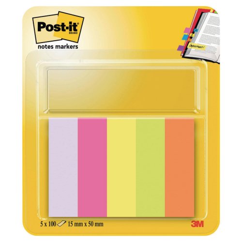 Teippimerkki Post-it® index värilajitelma 5kpl, hinta 3,78€