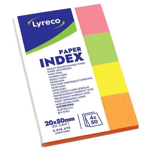 Teippimerkkilajitelma Lyreco paperi, hinta 0,98€