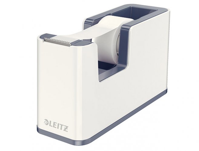 Teippiteline Leitz WOW harmaa/valkoinen, hinta 15,78€