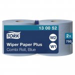 Teollisuuspaperirulla Tork® 130052 w1/w2 plus 2-krs 34x23cm 255m 2kpl