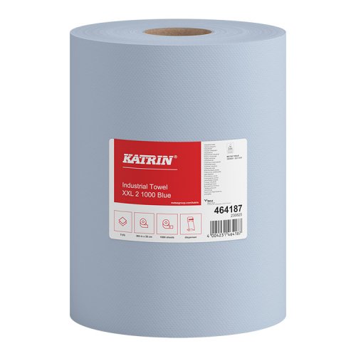 Teollisuuspyyhe Katrin XXL 2-krt sininen 2 kpl 464187, hinta 61,55€