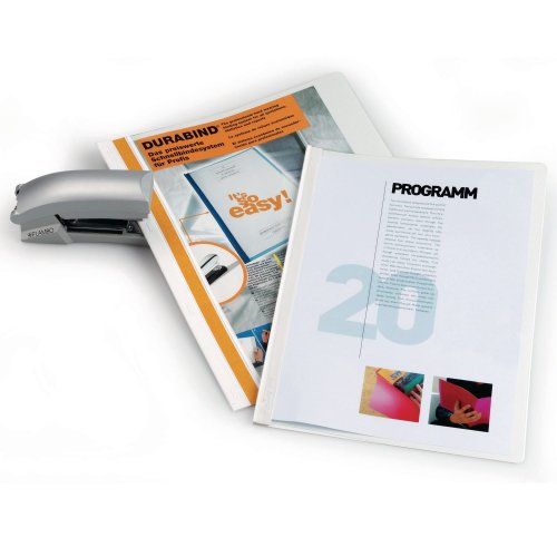 Tilinpäätöskansio A4 Durabind 2250 kapasiteetti 30 arkkia valkoinen nidontakansio pvc, hinta 2,32€