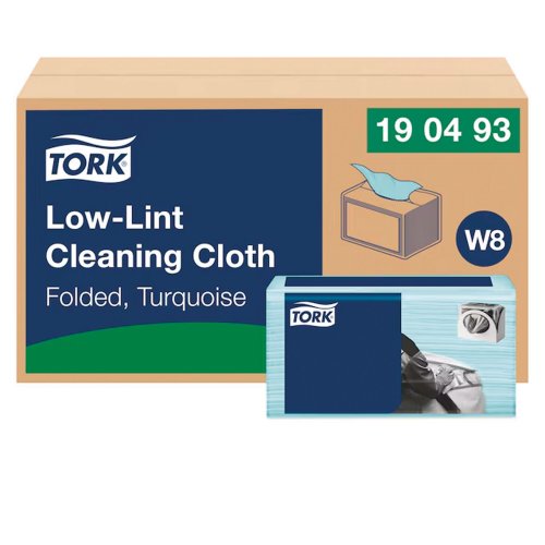 Tork 190493 erikoispuhdistusliina turkoosi, w8 75kpl, hinta 82,80€