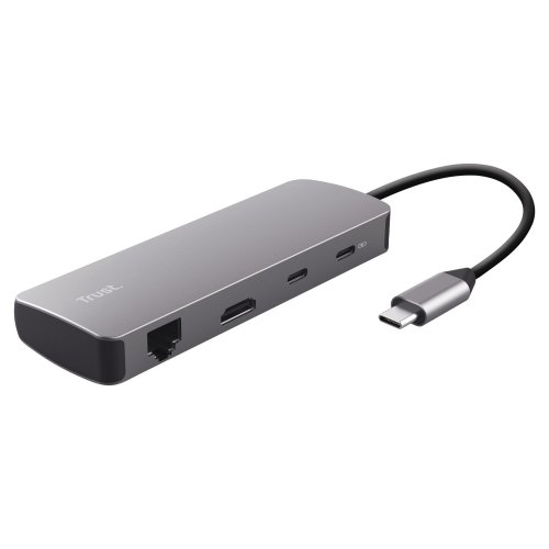 Trust dalyx 8-in-1 multiport usb-c telakka, hinta 37,55€