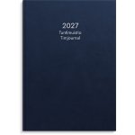 Tuntimuistio A4 sidottu sininen 2027