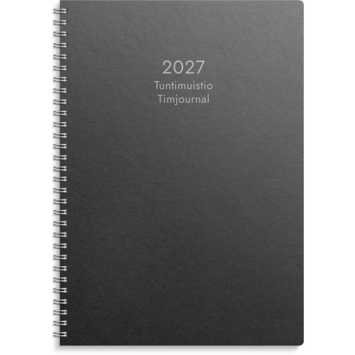 Tuntimuistio Eco A4 musta 2027, hinta 5,58€