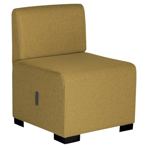 Tuoli Alba hizia selkänojalla safron yellow 62 x 62 x 45cm, hinta 563,13€
