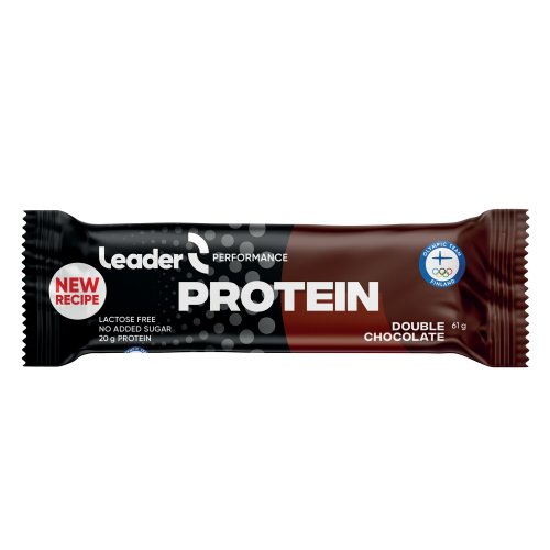 Tuplasuklaa Leader performance protein 61g 24kpl, hinta 59,95€