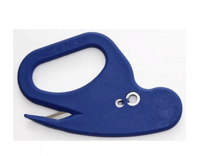 Turvaleikkuri kahden sormen sininen, hinta 2,09€