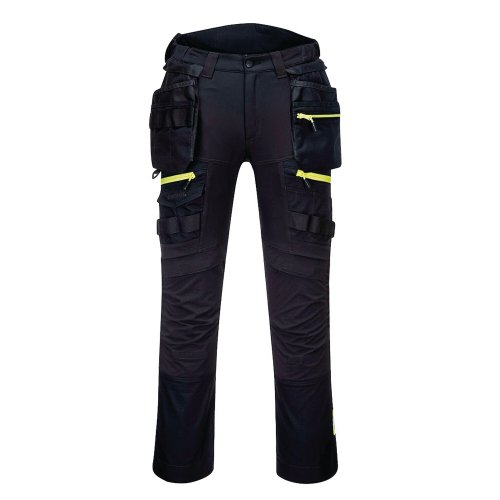 Työhousut Portwest dx440 irrotettavilla riipputaskuilla musta 46/c62, hinta 126,19€