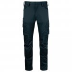 Reisitaskuhousut Projob 2552 , stretch, slim fit, musta d112