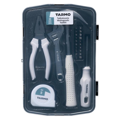 Työkalusarja 25-osainen 25kpl, hinta 27,16€