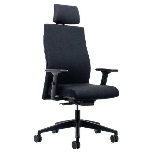 Työtuoli Interstuhl 179rs ergonominen korkeaselkäinen niskatuki musta, hinta 476,95€