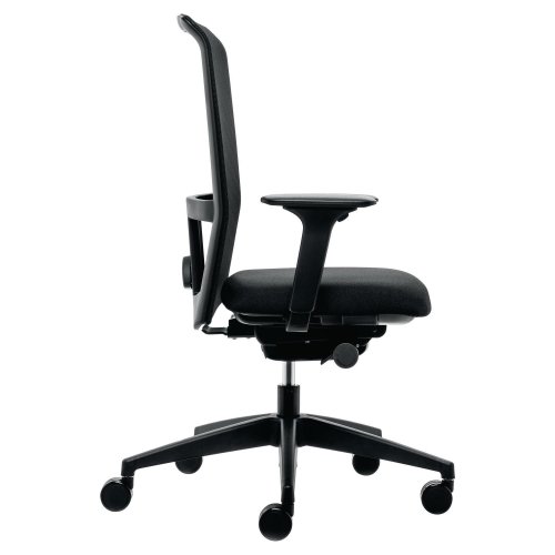 Työtuoli Interstuhl lx212 ergonominen korkeaselkäinen musta, hinta 377,13€