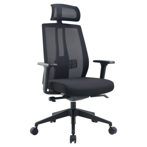 Työtuoli Lyreco pegasus mesh käsinojilla ja niskatuella, hinta 352,13€