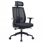 Työtuoli Lyreco pegasus mesh käsinojilla ja niskatuella