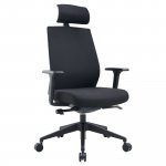 Työtuoli Lyreco phoenix käsinojilla ja niskatuella